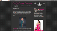 Desktop Screenshot of blog.partydressexpress.com