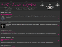 Tablet Screenshot of blog.partydressexpress.com